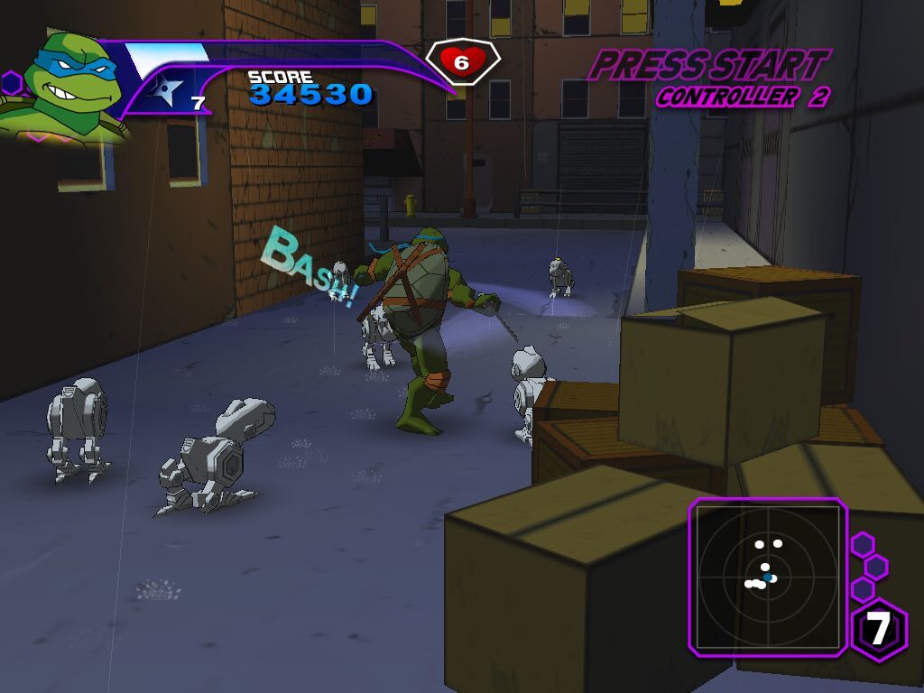 Teenage Mutant Ninja Turtles screenshot 5 for Playstation 2